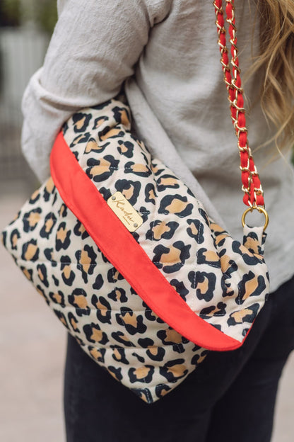 Cheetah Red Bag