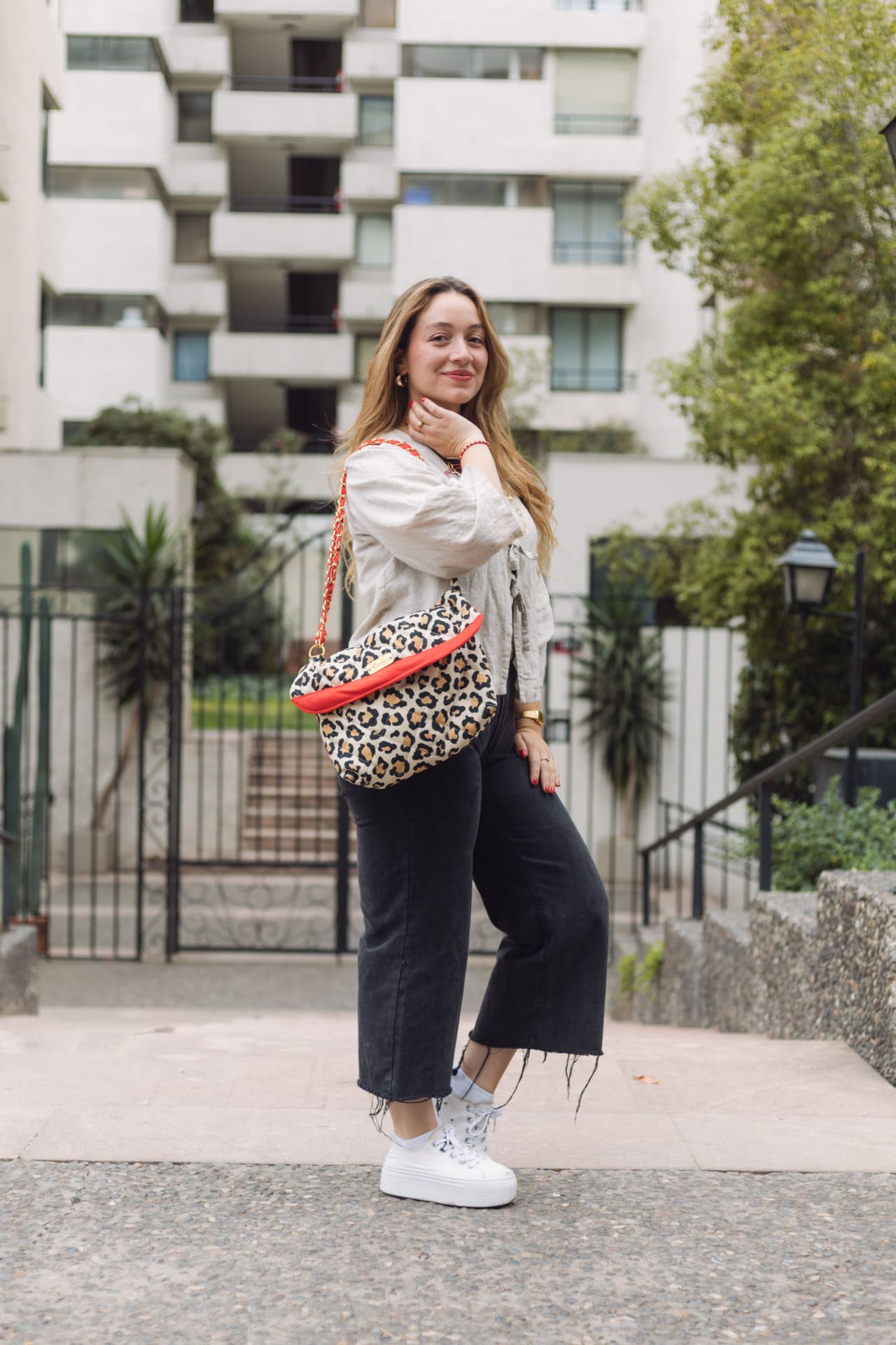 Cheetah Red Bag